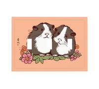 Decorator Light Switch Covers Two guinea pigs hanging out Wall Plate 3-Gang Mid Size 6.7" x 4.8" Triple Toggle Switch Wallplate Decorative 3 Gang Wall Switch Plate Covers Polycarbonate Thermoplastic