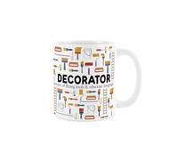 Decorator Mug - Funny Painting & Decorating Themed Novelty Gift - Tea/Coffee Hot Drinks White Ceramic Cup Present