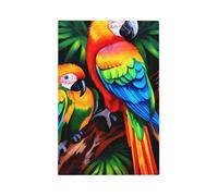 Decorator Wall Plate 1 Gang Light Switch Covers Colored Parrot Wallplate Single Toggle Switch Plate Mid Size 5" x 3" Electrical Outlet Covers Decorative Wall Switch Plate Cover Decor