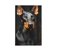 Decorator Wall Plate 1 Gang Light Switch Covers doberman Wallplate Single Toggle Switch Plate Mid Size 5" x 3" Electrical Outlet Covers Decorative Wall Switch Plate Cover Decor