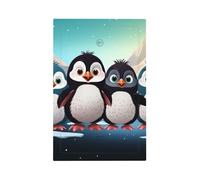 Decorator Wall Plate 1 Gang Light Switch Covers Five cute penguins Wallplate Single Toggle Switch Plate Mid Size 5" x 3" Electrical Outlet Covers Decorative Wall Switch Plate Cover Decor