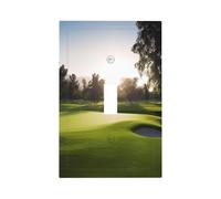 Decorator Wall Plate 1 Gang Light Switch Covers Golf Course Wallplate Single Toggle Switch Plate Mid Size 5" x 3" Electrical Outlet Covers Decorative Wall Switch Plate Cover Decor