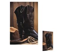 Decorator Wall Plate 1-Gang Light Switch Covers Mid-size 5" x 3" Receptacle Outlet Covers Cowboy Black Hat Western Boots Wall Plates for Electrical Outlets Plug Cover Single Rocker Switch Plates