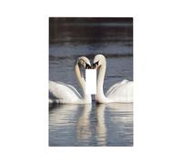 Decorator Wall Plate 1 Gang Light Switch Covers Romantic White Swan Wallplate Single Toggle Switch Plate Mid Size 5" x 3" Electrical Outlet Covers Decorative Wall Switch Plate Cover Decor