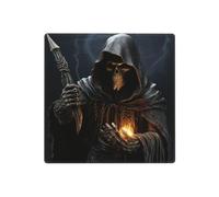 Decorator Wall Plate 2 Gang Light Switch Covers Grim-Reaper Wallplate Double Toggle Switch Plate Standard Size Electrical Outlet Covers Decorative Wall Switch Plate Cover