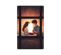 Decorator Wall Plate Cover Single Toggle Light Switch Cover Romantic love Wallplates Blank Electrical Rocker Switch Plate Covers for Electrical Outlets Decorative 1 Gang 4.5" x 2.76"