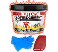Decorator's Friend Black Fire Cement for Wood Burning Stoves, 500g, 1250°C
