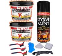 Decorator's Friend Black Fire Cement & Stove Paint Colour Match Repair Kit