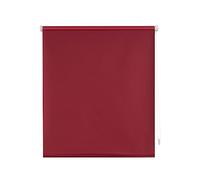 Decorblind Blackout Roller Blind, Smooth, No Tools or Drilling Required, Dimensions 62 x 180 cm (width x length), Fabric 59 x 175 cm, Bordeaux, for Windows