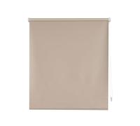 Decorblind Blackout Roller Blind, Smooth, No Tools or Drilling Required, Size 42 x 180 cm (Width x Length), Fabric 39 x 175 cm, Ivory for Windows