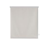 Decorblind | Smooth Opaque Roller Blind Without Tools and Without Drilling, Measure 107 x 180 cm (Width x Length), Fabric 104 x 175 cm - Silver Color, for Windows