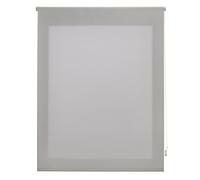 Decorblind | Smooth Translucent Roller Blind, Blind Size: 180 x 175 cm Width x Length/Plain Fabric Dimensions: 177 x 170 cm - Translucent Silver Colour Blind Easy Installation to Wall or Ceiling