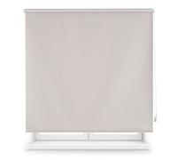 Decorblind | Thermal Blackout Roller Blind, Measure 160 x 175 cm Width x Length, Fabric 157 x 170 cm - Plain Silver Color, Easy Installation to Wall or Ceiling