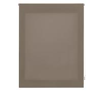 Decorblind Translucent Smooth Roller Blind Size 160 x 175 x 175 cm (W x L) Plain Colour 157 x 170 cm Translucent Taupe Easy Wall or Ceiling Installation