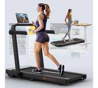 Decorcn Treadmills for Home Foldable, 2.5HP Folding Treadmill with 14KM/H, 135KG Capacity, Fitness Apps, Bluetooth Speakers, Remote Control, Wide Running Belt Walking & Running Machines for Office