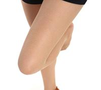 DecorDwell Fishnet Dance Tights,Fishnet Dance Tight,Women Seamless Latin Dance Tight Stockings,Professional Fishnet Dance (UK, Alpha, One Size, Regular, Regular, 1, Skin color)
