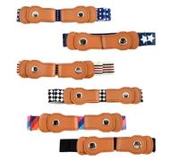 DecorDwell Kids Elastic Belts, 6 PCS Children Invisible Belt, No Buckle Stretch Straps, Adjustable Elasti Belt, 50 to 80cm Adjustable Length, Suitable for 2 to 15 Years Old Boys
