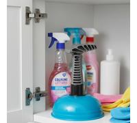 DECORE4U LTD ProKleen Short Handle Ultimate Plunger Heavy Duty Toilet Cleaner in Blue DECORE4U LTD Blue