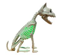 Decorhome Cat Skeleton Decor - Kitten Skeleton Prop | Cat Skull Statue Animal Skulls Decorative for Halloween Day of The Dead Accent