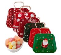 Decorhome Christmas Cookie Boxes, Cookie Tins Christmas Boxes, Metal Tin Box Cookie Container, Food Storage Container, Christmas Decorations Cookie Boxes, Supplies Favors