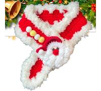 Decorhome Christmas Dog Bandanas,Knitted Scarf Christmas Costumes - Holiday Dog Bandanas, Christmas Party Dress Up, Dog Winter Neck Warmer for Cats Dogs Pets