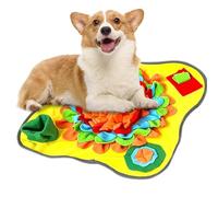 Decorhome Dog Snuffle Mat - Slow Feeder Interactive Puzzle Toy for Dogs | Treat Dispensing Sniffing Mat to Enhance Natural Foraging Skills | Ideal for Slow Food Training | Enrichment Psychological