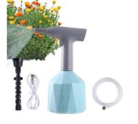 Decorhome Electric Spray Bottle - Handheld Electric Watering Can | 1L Automatic Sprayer with 8.2ft Water Pipe - 2000mAh Rechargeable Battery Powered Watering Can Plant Mister for Indoor/Outdoor Garden