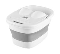 Decorhome Foot Bucket - Foldable Foot Bath Basin with Lid | Portable Insulated Foot Soak Bucket for Women Men with Bottom Massage Wheels, Phone Holder, Cover | Ideal for Home Travel Foot Message