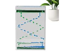 Decorhome Liquid Motion | Acrylic Sensory Timer | Calming Toys Stress Relief Desk Toys Desk Decor Water Timers Liquid Sensory Toys for Kids