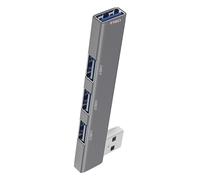 Decorhome USB Hub - 4-Port USB Extender Splitter | Aluminum Alloy USB Expander for Laptops | High-Speed USB 3.0 Multi-Interface Docking Station | Compact Portable Design for Effortless Connectivity