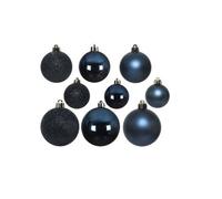Decoris 30 Midnight Blue Christmas Baubles
