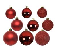 DECORIS 72208 Box of 26 Balls, Red