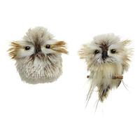 Decoris 9cm Foam Owl Tree Decoration (Choice of 2)
