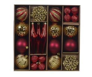 Decoris Box of 46 shatterproof baubles