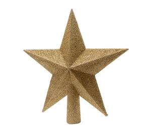 Decoris Gold Glitter Top Star