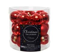 Decoris Season Red Mini Christmas bauble set - 24 pcs