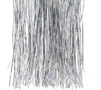 Decoris Silver Lametta Foil Tinsel Garland Strands Christmas Tree Decoration 50Cm X 40Cm