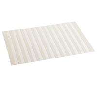 DECORLINE 30 x 45 cm PVC Garden Place Mat, Natural Beige