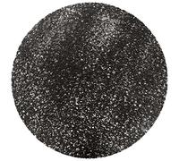 DECORLINE 38 cm PVC Tortilla Place Mat, Noir Black