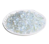 DECORN 2.2lb/1kg Opal Rocks Bulk Tumbled Crystals Stones Chips Crushed Reiki Gemstones for Aquarium Gravel Planters Vase Filler Fountain Fish Tank Potted Decor,7~9mm