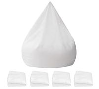 DECORN 5pcs Bean Bag Chair Inner Liner for Bean Bag Chair No Filler - Bean Bag Cover with Zipper Replacement Pad for Living Room Bedroom Lounger, Playroom,Medium