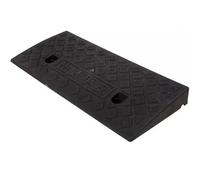 DECORN Kerb Ramp 2 Pack Portable Lightweight Driveway Ramps for Steps Easy Installation Stable Versatile for Home and Outdoor Use, Cars Wheelchairs and Motorcycles,Black,2.0in(5cm)