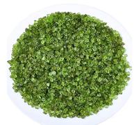 DECORN Natural Green Peridot Tumbled Chips Stone Crushed Pieces Protection Positive Energy Generator for Reiki, Meditation, Crystal Healing, Vase Filler & Home Decor, about 2.2lb/1kg,5~7mm