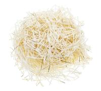DECORNIJIA 1 Pack Decorative Paper Shreds Filler with Metallic Threads Cushioning Packaging Material for Weddings Birthdays present Wrapping Party Supplies and Special Occasions