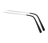 DECORNIJIA 1 Pair Stainless Steel Eyeglass Arms Replacement Silver Single Tooth Temples for Spectacles Glasses Frame Repair Accessories Suitable for Optical and Sunglasses