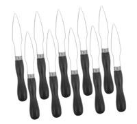 DECORNIJIA 10 Pcs Button Helper Tool Kit for Seniors and Hands, Black Handle One-Handed Button Aid Device for Shirts and Pants, Adaptive Clothing Fastener for Elderly and Disability Use