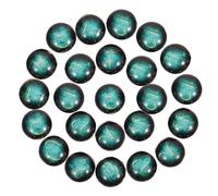 DECORNIJIA 100 Pcs Glass Charms 12 Zodiac Patterns for Jewelry Making, Safe Multipurpose Glass Gems Suitable for DIY Projects and Necklace Making