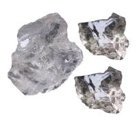 DECORNIJIA 100G Natural Quartz Stone Mineral Specimen Rough Ore Sample Silicon Dioxide Composition for Science Education Teaching and Decorative Collection in White Crystal Color