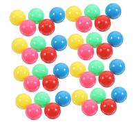 DECORNIJIA 100pcs Colorful Hollow Plastic Marbles for Elementary Math Probability Learning Counting Balls for Marble Run Games and Educational Manipulatives