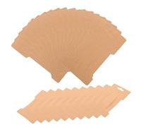 DECORNIJIA 100pcs Hair Barrettes Display Cards for Jewelry Organizing Durable Paper Holder with Hanging and Trenches Hair Accessories Cards for Retail Display